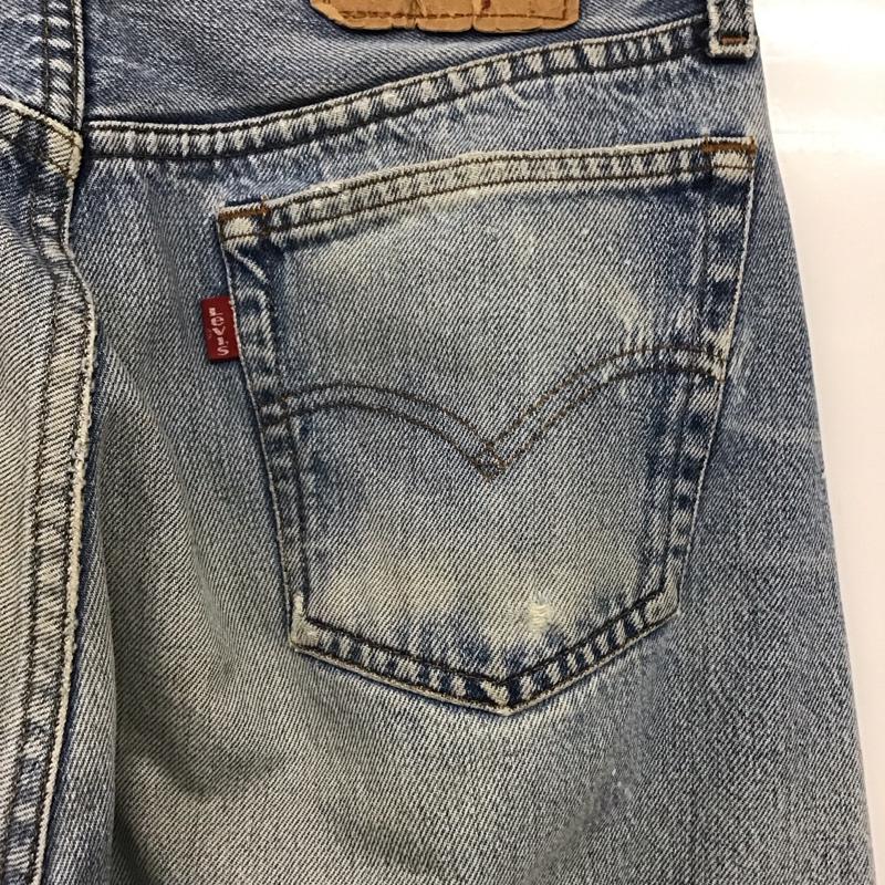 リーバイストラウスアンドコー Levi Strauss & co. パンツ デニム、ジーンズ デニムパンツ スリムパンツ カジュアルパンツ 80s 501 usa製 赤耳 無地 インディゴ / インディゴ /  メンズ USED 古着 中古 10141519