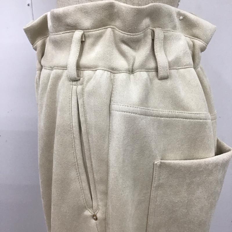 ザラ ZARA パンツ ワークパンツ、ペインターパンツ ワイドパンツ カジュアルパンツ ワークパンツ 38 無地 ベージュ / ベージュ /  レディース USED 古着 中古 10122432