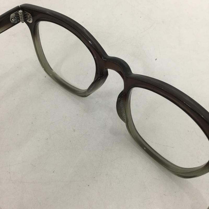 古着 USED めがね・サングラス めがね F9800 Z87-2 Smoke 145mm 無地 茶 / ブラウン / X カーキ / カーキ /  メンズ USED 古着 中古 10142123