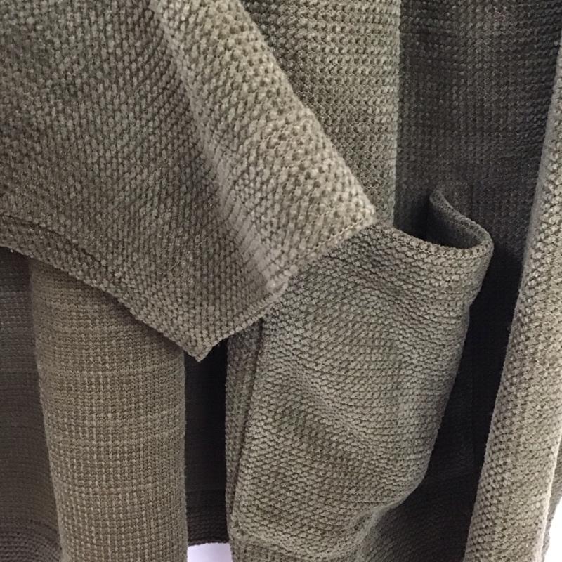 グリーンレーベルリラクシング green label relaxing カーディガン 長袖 M 無地 カーキ / カーキ /  メンズ USED 古着 中古 10130019