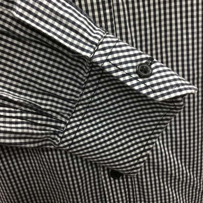 ディーゼル DIESEL シャツ、ブラウス 長袖 長袖シャツ カラーシャツ ポケットシャツ 長袖カットソー チェックシャツ S チェック 白 / ホワイト / X 黒 / ブラック /  メンズ USED 古着 中古 10117723