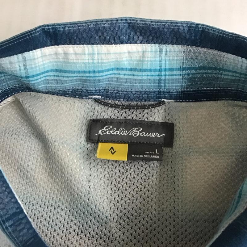 エディーバウアー Eddie Bauer シャツ、ブラウス 半袖 半袖シャツ カラーシャツ 半袖カットソー チェックシャツ L 総柄 マルチカラー / マルチカラー /  メンズ USED 古着 中古 10115304