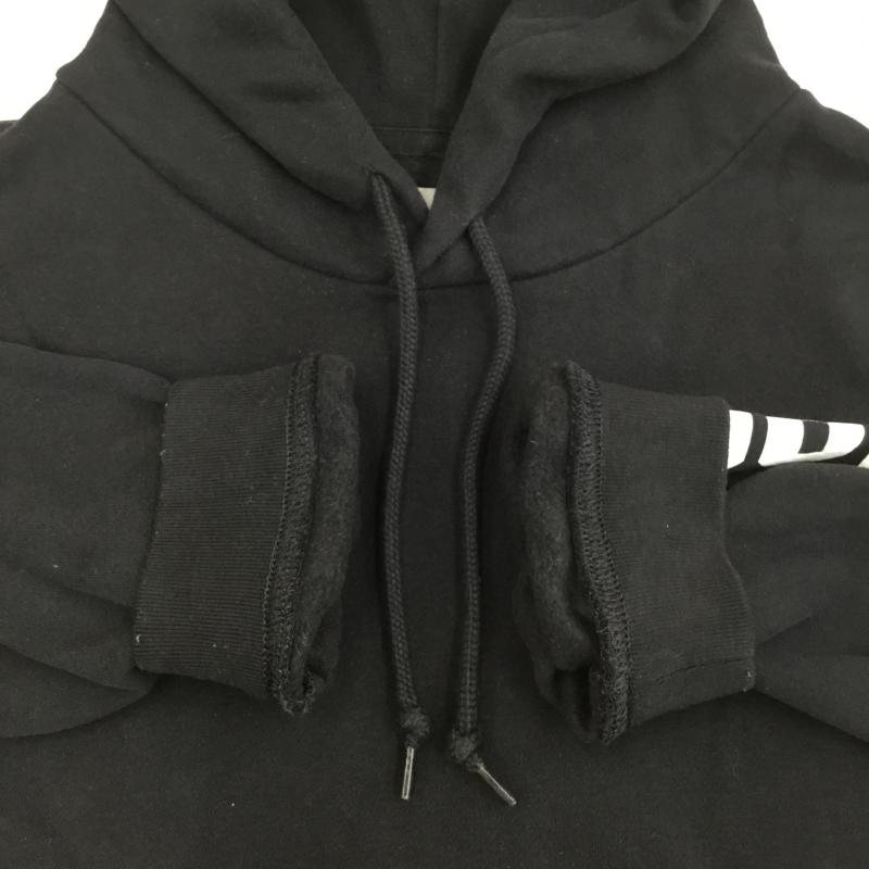 ギャップ GAP パーカー 長袖 518016-00 L ロゴ、文字 黒 / ブラック /  メンズ USED 古着 中古 10136078