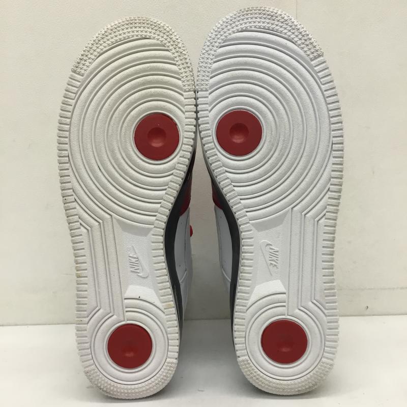 ナイキ NIKE スニーカー スニーカー 335844-611 AIR FORCE 1 HIGH SUPREME エアフォース1　ハイ　サプリーム 28.0cm ロゴ、文字 白 / ホワイト / X 赤 / レッド /  メンズ USED 古着 中古 10124091