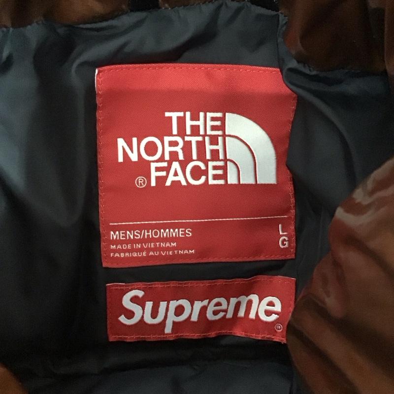 ザノースフェイス THE NORTH FACE ジャケット、上着 ジャンパー、ブルゾン nd52206i ダウンジャケット ナイロンジャケット アウター L ロゴ、文字 茶 / ブラウン /  メンズ USED 古着 中古 10112974