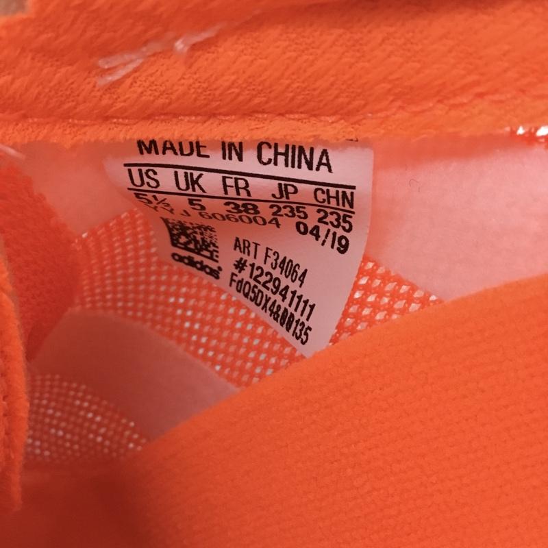 アディダス adidas スニーカー スニーカー F34064 adizero rc 23.5cm 箱有 ランニングシューズ 23.5cm ロゴ、文字 橙 / オレンジ / X 白 / ホワイト / X 黒 / ブラック /  レディース USED 古着 中古 10147902