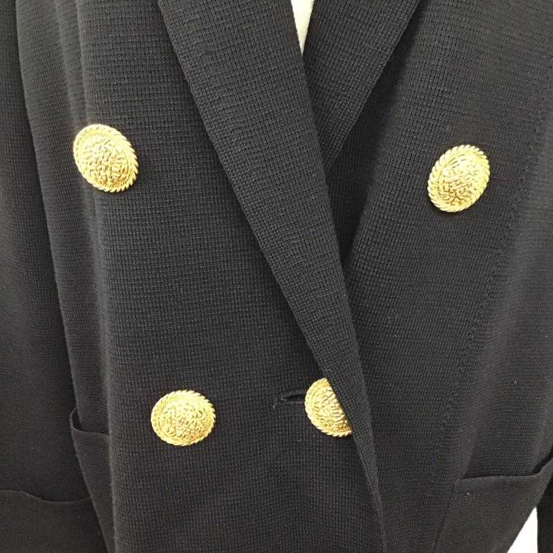 イヴサンローラン Yves Saint Laurent ジャケット、上着 ジャケット、ブレザー 90s M 無地 黒 / ブラック /  レディース USED 古着 中古 10120300