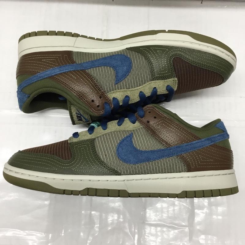 ナイキ NIKE スニーカー スニーカー DR0159 200 DUNK LOW NH 28cm 箱有 28.0cm ロゴ、文字 カーキ / カーキ / X 青 / ブルー / X 茶 / ブラウン /  メンズ USED 古着 中古 10107858