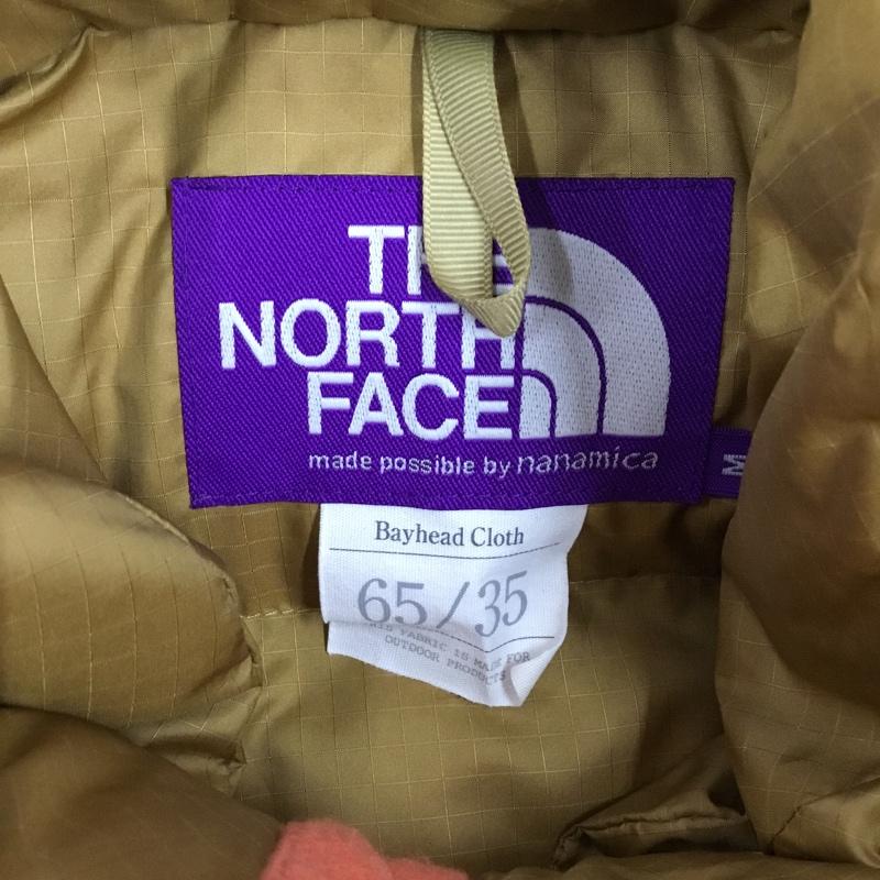ザノースフェイス THE NORTH FACE ジャケット、上着 ジャンパー、ブルゾン nd2871n 光電子65/35MountainShortDownParka ジップアップジャケット アウター M ロゴ、文字 橙 / オレンジ /  メンズ USED 古着 中古 10121692