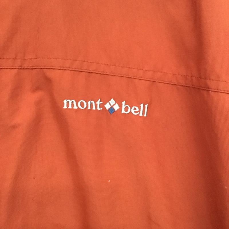 モンベル mont-bell ジャケット、上着 ジャンパー、ブルゾン 1102391 クリマプラス100ウィズシェルジャケット ジップアップジャケット スタンドネック L ロゴ、文字 橙 / オレンジ /  メンズ USED 古着 中古 10141586