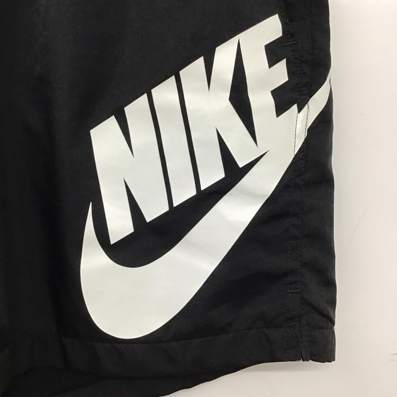 ナイキ NIKE パンツ ショートパンツ ショートパンツ ハーフパンツ カジュアルパンツ L ロゴ、文字 黒 / ブラック /  メンズ USED 古着 中古 10150864