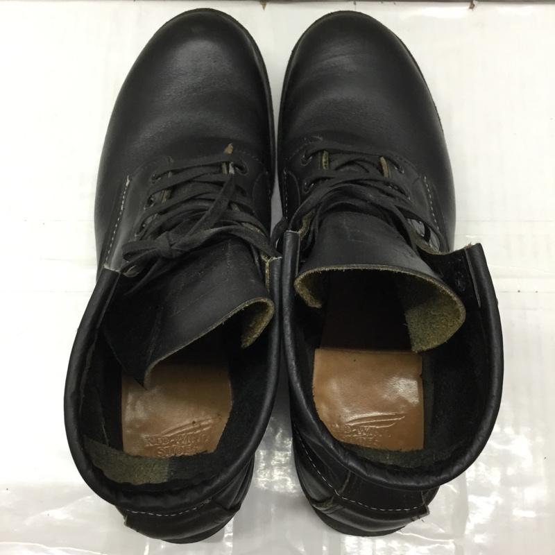 レッドウィング RED WING ブーツ ショートブーツ 9014 BECKMAN ROUND BOOTS 28.5cm 箱有 US：10.5 無地 黒 / ブラック /  レディース USED 古着 中古 10116629