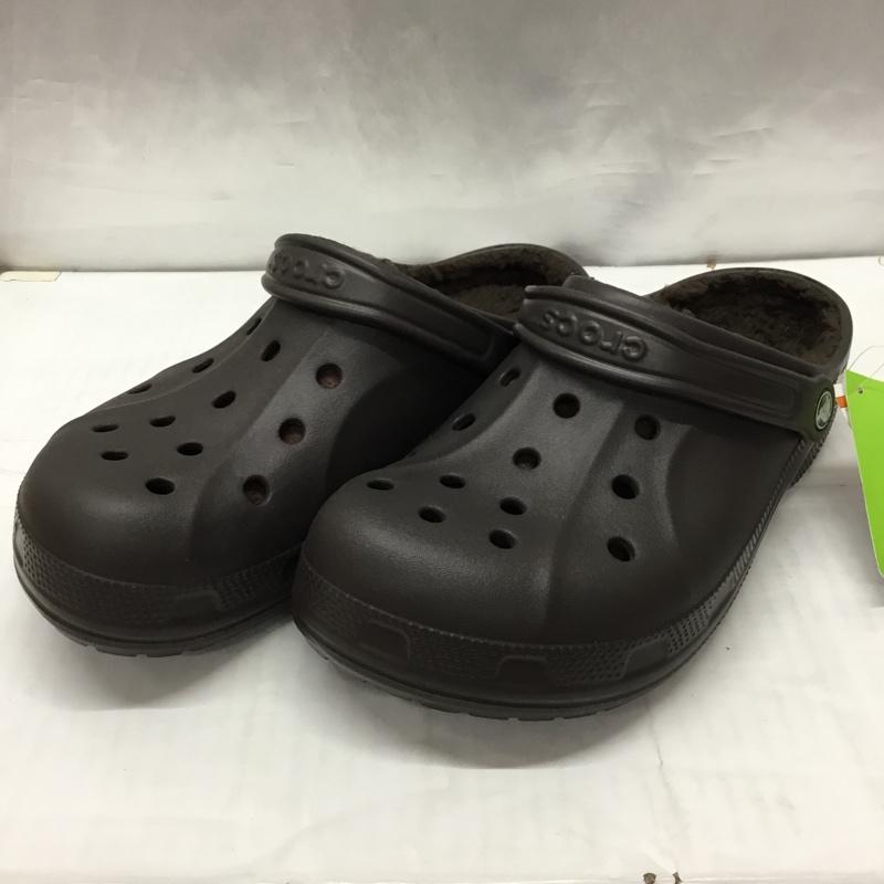 クロックス crocs サンダル サンダル 16244-22Z Ralen lined Clog 25cm 25.0cm 無地 茶 / ブラウン /  メンズ USED 古着 中古 10120441