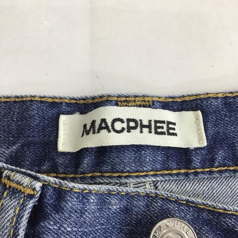 マカフィー MACPHEE パンツ デニム、ジーンズ 34 無地 水色 / ライトブルー /  レディース USED 古着 中古 10131013
