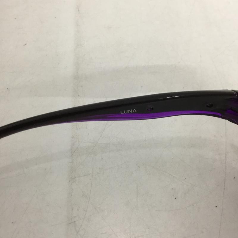 スワンズ Swans めがね・サングラス サングラス LN-0053 LUNA 偏光レンズモデル スポーツサングラス 箱有 ロゴ、文字 黒 / ブラック / X 紫 / パープル /  メンズ USED 古着 中古 10141095