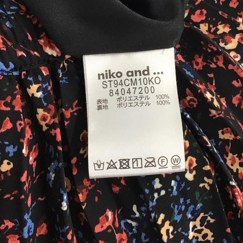ニコアンド niko and... スカート ロングスカート ST94CM10KO プリーツスカート 花柄 マルチカラー / マルチカラー /  レディース USED 古着 中古 10120244