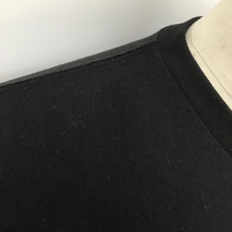 フルーツオブザルーム FRUIT OF THE LOOM カットソー 長袖 長袖カットソー プリントカットソー クルーネック M ロゴ、文字 黒 / ブラック /  メンズ USED 古着 中古 10126425