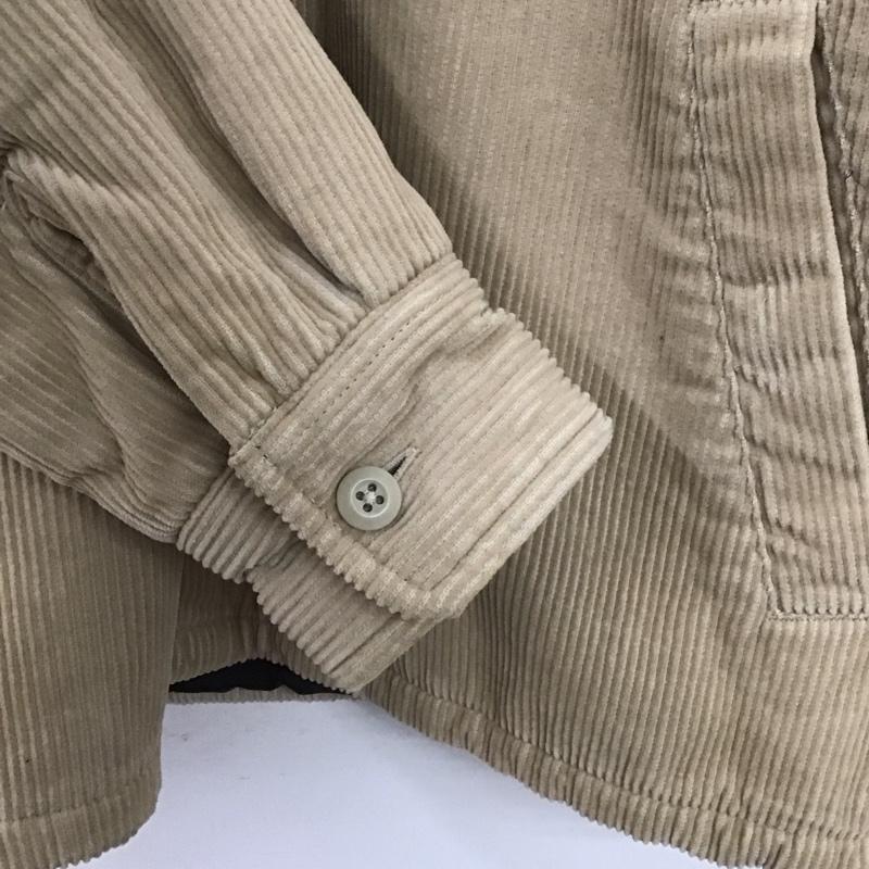 カーハート Carhartt ジャケット、上着 ジャンパー、ブルゾン カジュアルジャケット アウター カラージャケット コーデュロイジャケット S ロゴ、文字 ベージュ / ベージュ /  メンズ USED 古着 中古 10148361