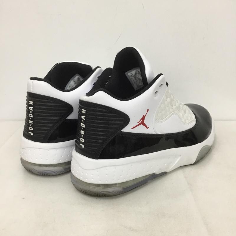 ナイキ NIKE スニーカー スニーカー CK6636-102 JORDAN MAX AURA 2 26.5cm 26.5cm ワンポイント 白 / ホワイト / X 黒 / ブラック /  メンズ USED 古着 中古 10142828