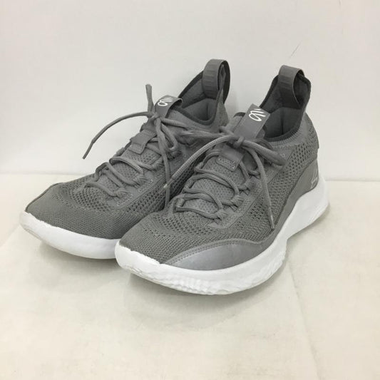 アンダーアーマー UNDER ARMOUR スニーカー スニーカー 3024031-100 Curry8 28cm 28.0cm ロゴ、文字 灰 / グレー /  メンズ USED 古着 中古 10138540