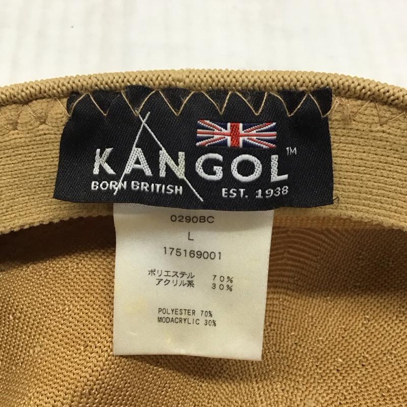 カンゴール KANGOL 帽子 ハンチング 0290BC Tropic 504 Ventair ロゴ、文字 ベージュ / ベージュ /  メンズ USED 古着 中古 10120890