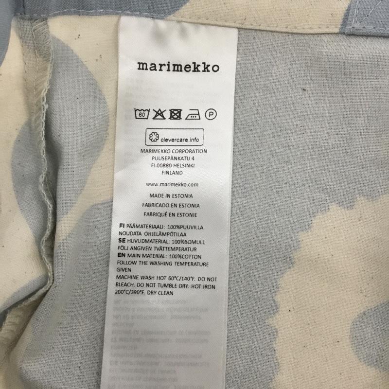 マリメッコ marimekko トートバッグ トートバッグ 花柄 水色 / ライトブルー / X アイボリー / アイボリー /  レディース USED 古着 中古 10124176