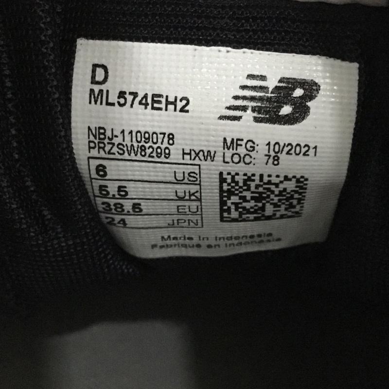 ニューバランス New Balance スニーカー スニーカー ML574EH2 24cm 24.0cm ロゴ、文字 赤 / レッド / X 紺 / ネイビー / X 灰 / グレー /  レディース USED 古着 中古 10140035