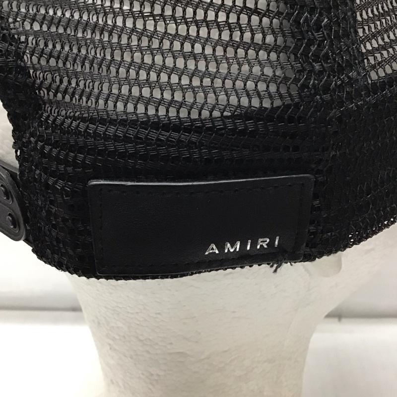 アミリ AMIRI 帽子 キャップ メッシュ ロゴ、文字 黒 / ブラック /  メンズ USED 古着 中古 10113448