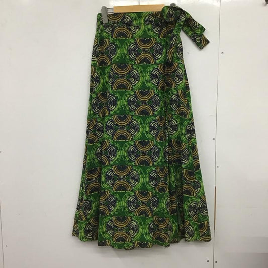 フリークスストア FREAK S STORE スカート ロングスカート FREE 総柄 緑 / グリーン /  レディース USED 古着 中古 10148719
