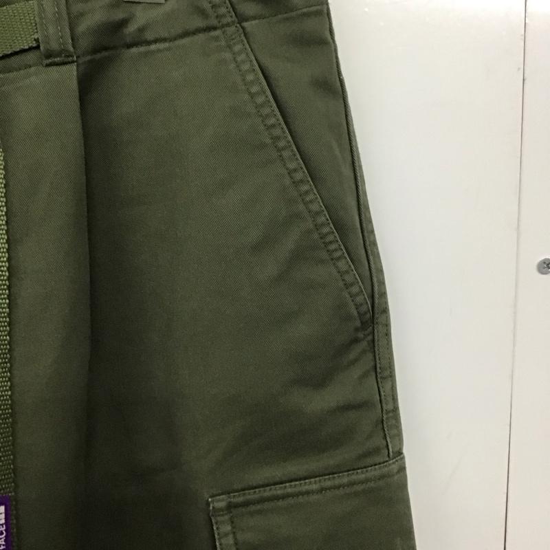 ザ ノースフェイス パープルレーベル THE NORTH FACE PURPLE LABEL パンツ ワークパンツ、ペインターパンツ NT5202N ストレッチ ツイル カーゴ パンツ 32 無地 カーキ / カーキ /  メンズ USED 古着 中古 10146531