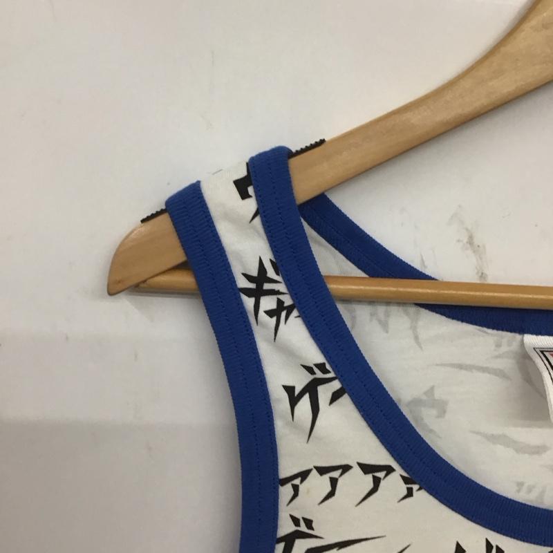 パンクドランカーズ PUNK DRUNKERS タンクトップ タンクトップ タンクトップ ノースリーブカットソー クルーネック プリント 白 / ホワイト /  メンズ USED 古着 中古 10140149