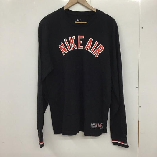 ナイキ NIKE カットソー 長袖 ck9660-010 長袖カットソー プリントTシャツ XXL プリント 黒 / ブラック /  メンズ USED 古着 中古 10134000