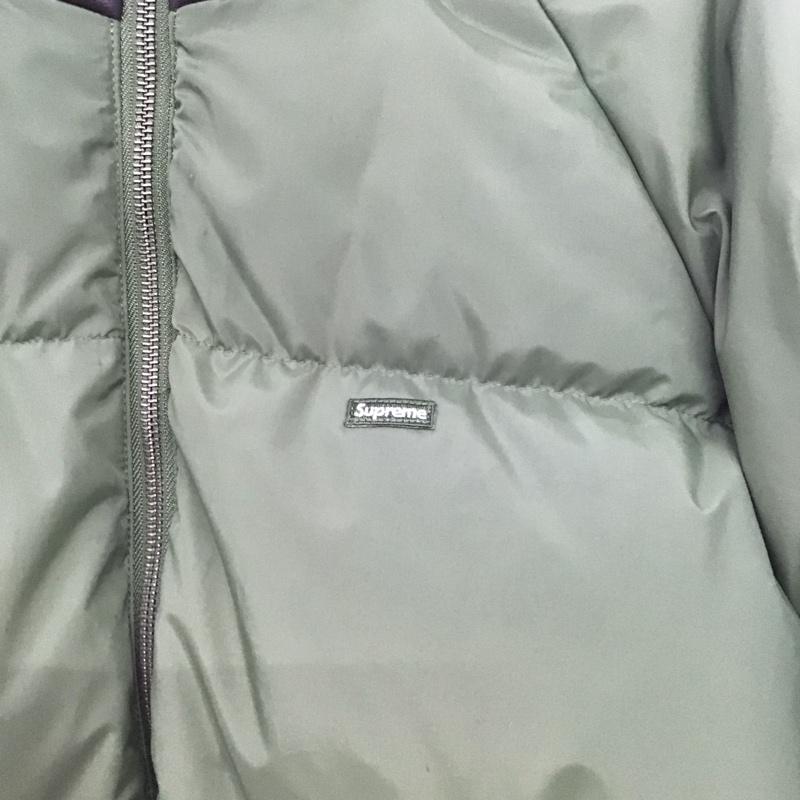 シュプリーム Supreme ジャケット、上着 ジャンパー、ブルゾン 24SS ReversibleDownPufferJacket ジップアップダウンジャケット リバーシブル L ロゴ、文字 カーキ / カーキ /  メンズ USED 古着 中古 10148004