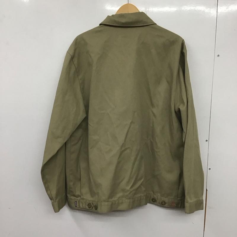 ディッキーズ Dickies ジャケット、上着 ジャンパー、ブルゾン ジャケット アウター カラージャケット L 無地 ベージュ / ベージュ /  メンズ USED 古着 中古 10139771