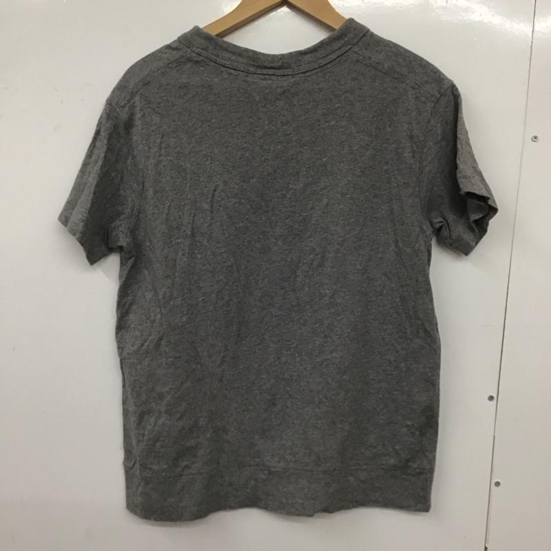 エヴィス EVISU Tシャツ 半袖 半袖カットソー プリントTシャツ クルーネックカットソー 36 ロゴ、文字 灰 / グレー /  メンズ USED 古着 中古 10129449