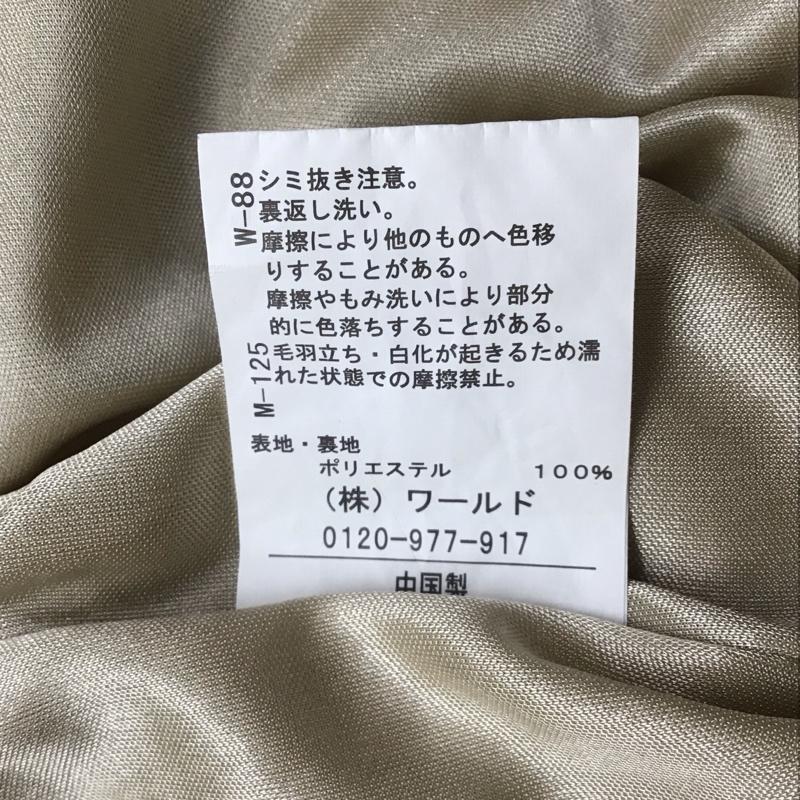 グローブ grove ワンピース ひざ丈スカート 半袖ワンピース フレアスカート ひざ丈 M 無地 ベージュ / ベージュ /  レディース USED 古着 中古 10116331