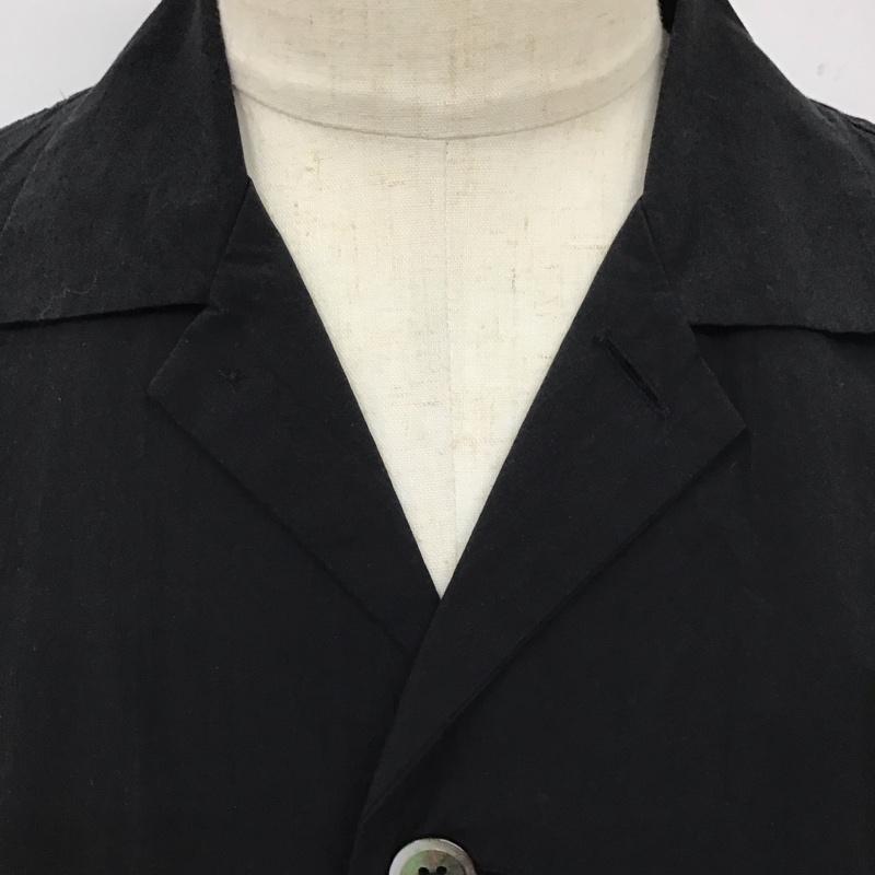 ダブリューピー WP シャツ、ブラウス 半袖 sd01-b03004 オープンカラーシャツ 半袖シャツ M ロゴ、文字 黒 / ブラック /  メンズ USED 古着 中古 10116552