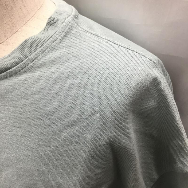 フリークスストア FREAK S STORE カットソー 半袖 半袖カットソー プリントTシャツ ヘンリーネックカットソー L 無地 緑 / グリーン /  メンズ USED 古着 中古 10116865