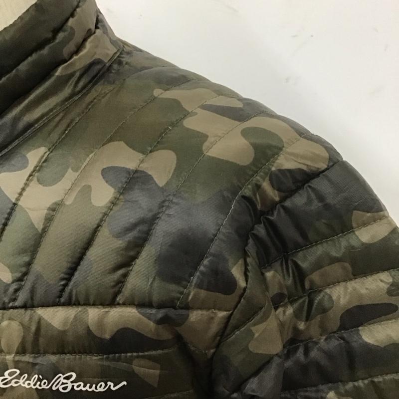 エディーバウアー Eddie Bauer ジャケット、上着 ジャンパー、ブルゾン ジップアップジャケット ジャンパー ジャケット スタンドカラージャケット アウター S 総柄 X カモフラージュ柄・迷彩 マルチカラー / マルチカラー /  メンズ USED 古着 中古 10110403