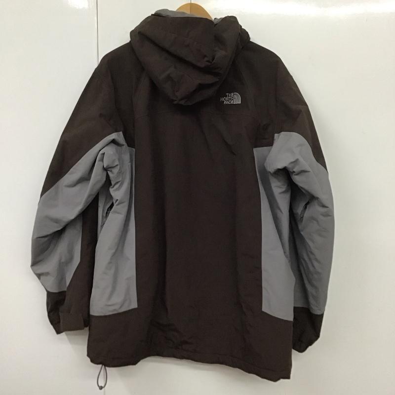 ザノースフェイス THE NORTH FACE ジャケット、上着 ジャケット、ブレザー ns00577 HyVentナイロンジャケット ジップアップジャケット アウター M ロゴ、文字 灰 / グレー / X 茶 / ブラウン /  メンズ USED 古着 中古 10131367