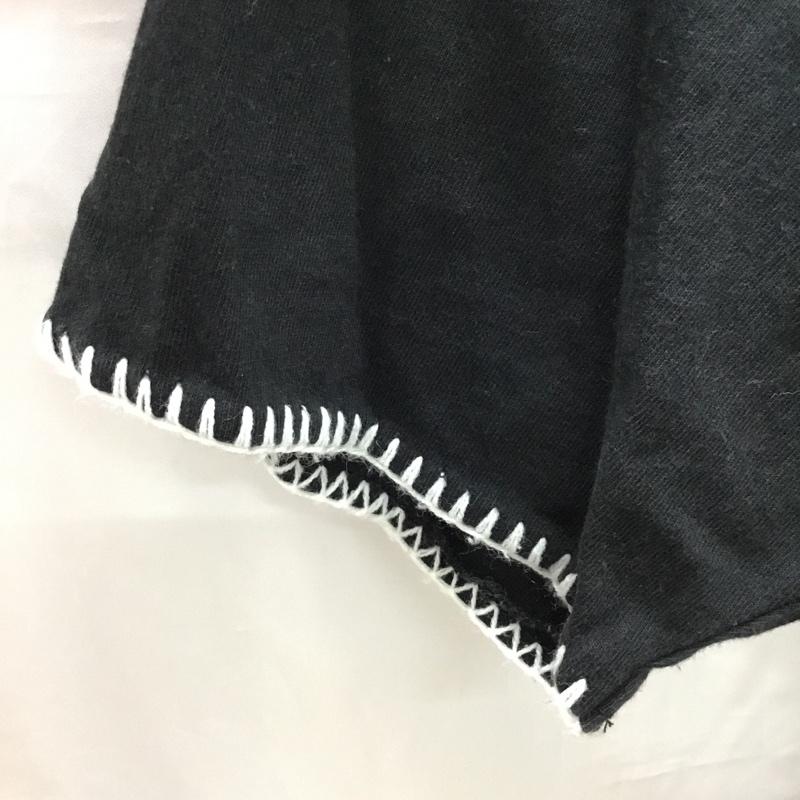 ニコアンド niko and... Tシャツ 半袖 H222MC11TO ブランケットステッチTシャツ S 無地 黒 / ブラック /  メンズ USED 古着 中古 10117760