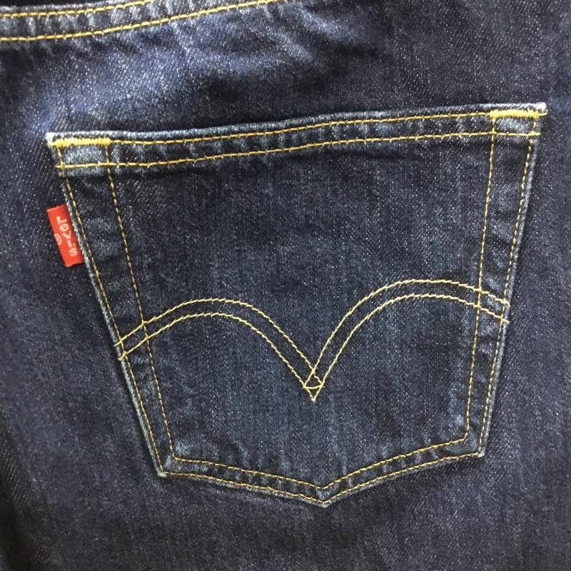 リーバイストラウスアンドコー Levi Strauss & co. パンツ デニム、ジーンズ デニムパンツ ストレートパンツ ワイドパンツ カジュアルパンツ 32インチ 無地 インディゴ / インディゴ /  メンズ USED 古着 中古 10115628