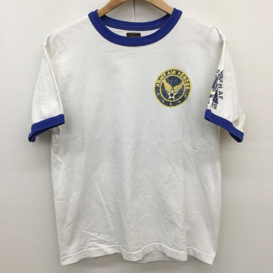 マッコイズ MCCOY`S Tシャツ 半袖 THE REAL McCOY`S&Co USA プリントT 半袖 40 プリント 白 / ホワイト /  メンズ USED 古着 中古 10129797