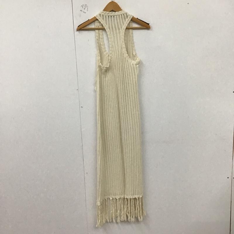 ザラ ZARA ワンピース ロングスカート M 無地 白 / ホワイト /  レディース USED 古着 中古 10129434