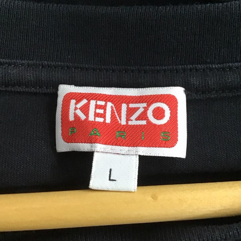 ケンゾー KENZO Tシャツ 半袖 半袖カットソー プリントTシャツ クルーネックカットソー nigo L プリント 黒 / ブラック /  メンズ USED 古着 中古 10142101