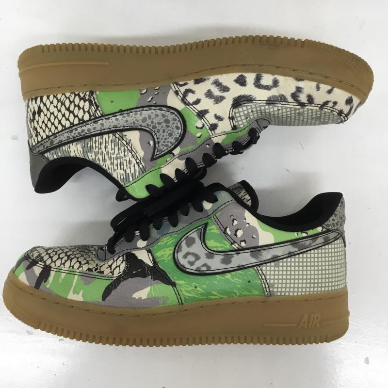 ナイキ NIKE スニーカー スニーカー AIRFORCE1 07QS CT8441002 27.0cm アニマル柄 緑 / グリーン /  メンズ USED 古着 中古 10110130