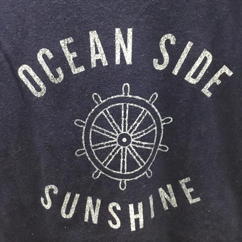 グローバルワーク GLOBAL WORK Tシャツ 半袖 XL プリント 紺 / ネイビー /  メンズ USED 古着 中古 10110690