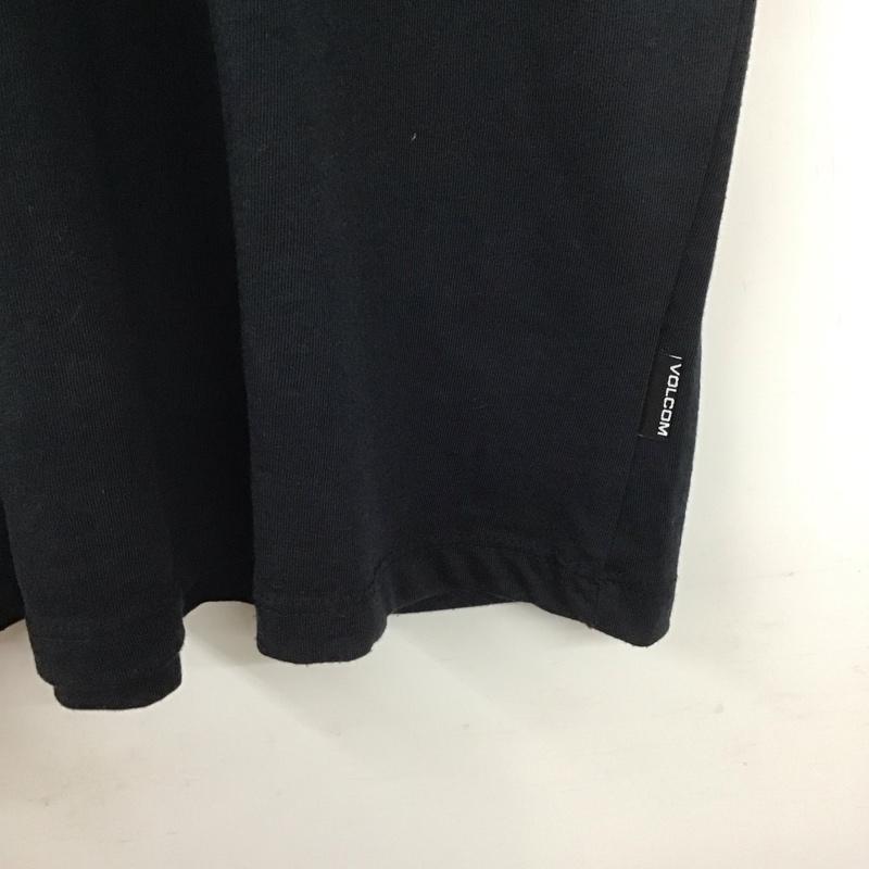 ボルコム VOLCOM ポロシャツ 半袖 半袖ポロシャツ カラーシャツ 半袖カットソー ロゴ、文字 紺 / ネイビー /  メンズ USED 古着 中古 10139829