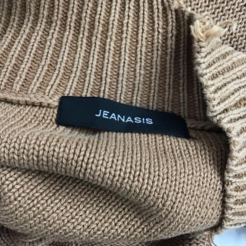 ジーナシス JEANASIS カーディガン 長袖 js062971ad FREE 無地 茶 / ブラウン /  レディース USED 古着 中古 10121188