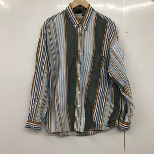 古着 USED シャツ、ブラウス 長袖 長袖シャツ ストライプシャツ カラーシャツ ボタンダウンシャツ M ストライプ マルチカラー / マルチカラー /  メンズ USED 古着 中古 10142599